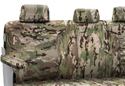Image is representative of Coverking Multicam Camo Tactical Seat Covers.<br/>Due to variations in monitor settings and differences in vehicle models, your specific part number (CTSCMC1BM7119T) may vary.