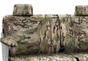 Image is representative of Coverking Multicam Camo Tactical Seat Covers.<br/>Due to variations in monitor settings and differences in vehicle models, your specific part number (CTSCMC1BM7119T) may vary.