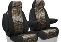 Image is representative of Coverking RealTree Camo Seat Covers.<br/>Due to variations in monitor settings and differences in vehicle models, your specific part number (CSCRT03HI7297) may vary.