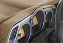 Image is representative of Dash Designs Suede Dashboard Cover.<br/>Due to variations in monitor settings and differences in vehicle models, your specific part number (1070-0BOK) may vary.