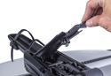 Image is representative of Rhino-Rack Hybrid Roof Mount Bike Rack.<br/>Due to variations in monitor settings and differences in vehicle models, your specific part number (RBC050) may vary.