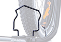 Image is representative of Rhino-Rack Hybrid Roof Mount Bike Rack.<br/>Due to variations in monitor settings and differences in vehicle models, your specific part number (RBC050) may vary.