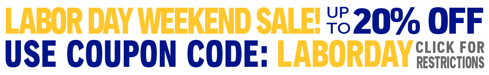 Labor Day Weekend Savings!