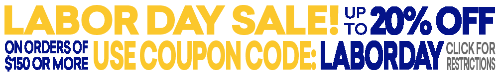 Labor Day Savings!